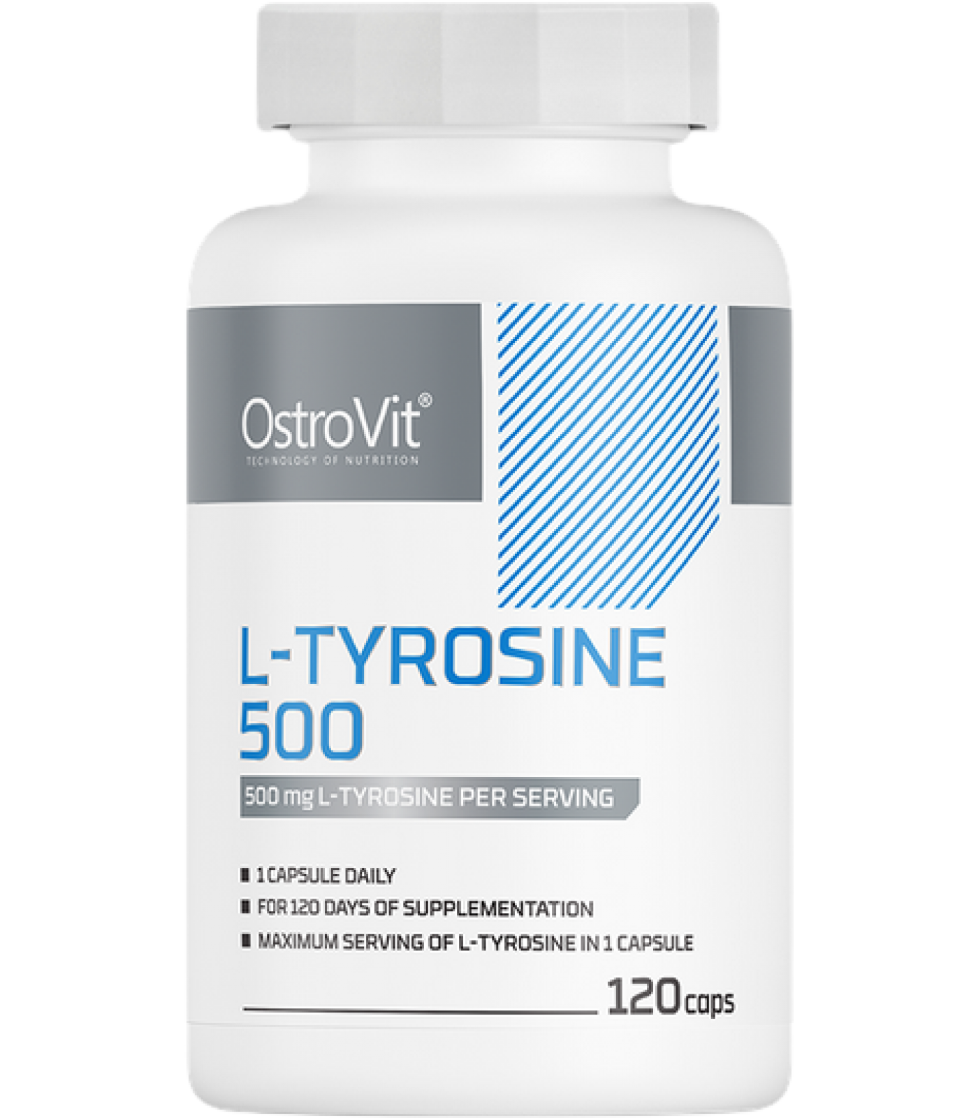 OstroVit L-Tyrosine 500 mg / 120 капсули